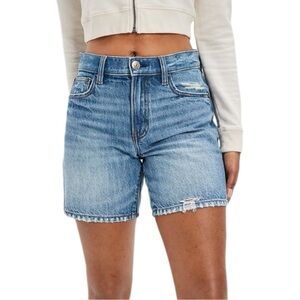 American Eagle Outfitters Blue High Waist Women Shorts